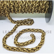 Brass Chain Large Spiral 1 Meter