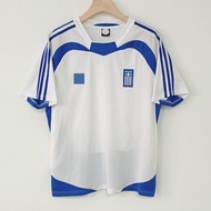 Retro Version 2004 Greece Away Short Sleeve Man Jersey S-2XL