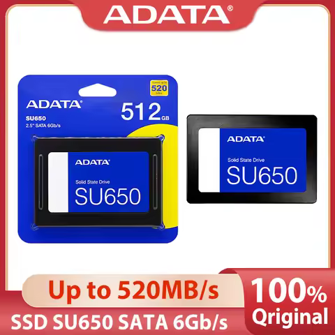 ADATA Ultimate SU650 ssd sata 256GB 512GB 2.5 inch SATAIII Solid State Drive Read Speed Up To 520MB/