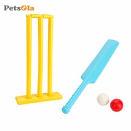 [PETSOLA] Cricket Set for Kids 7-14 Years, 58x8cm Complete Ball Game Set made of PP, for Indoor and 