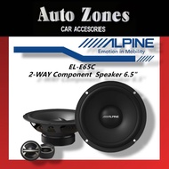 Alpine speaker 6.5" E Series 2 Way Component Speaker Set EL-E65C read 180w new model 2025