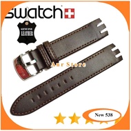 ♞,♘,♙21 mm Dark Brown Swatch Strap