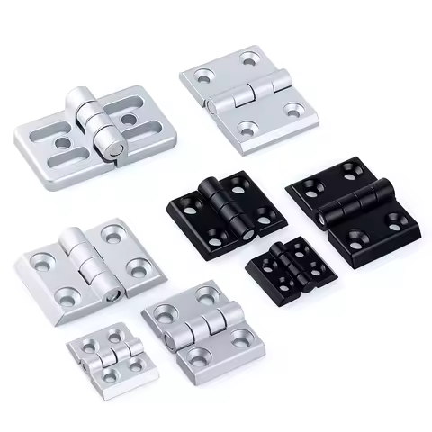 4Pcs/lot 2020 3030 4040 Zinc Alloy Hinge for 2020 3030 4040 Aluminum Profile Extrusion 3D Printer Ac