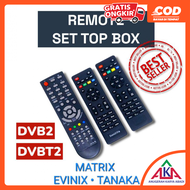 Remot STB MATRIX Set Top Box Remote EVINIX STB Tanaka