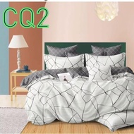 PROMOSI SALE COMFORTER SET 7 IN 1 QUEEN COTTON FABRIC