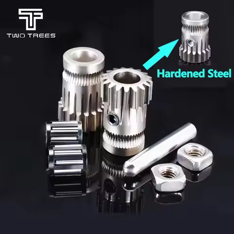 Dual Drive Gear Extruder kit Cloned Btech for Prusa i3 3D Printer Part Hardened Steel Bowden Extrusi