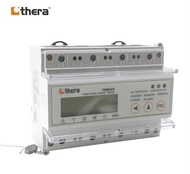 THERA TEM045V-D DIN-RAIL KWH METER 3-PHASE 10/80A LCD MODBUS-RTU