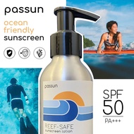 ครีมกันแดดที่รักทะเล PASSUN Reef-Safe Sunscreen Lotion SPF50, PA+++ (face and body) ครีมกันแดดกันน้ำ
