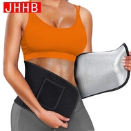 JHHB Waist Cincher Body Shaper Wrap Women Tummy Trainer Belt Sauna Sweat Workout Girdle with Pocket Fat Burner