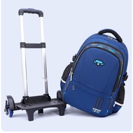 - Backpack With Wheels School Size 16" Can Hold A4 Files