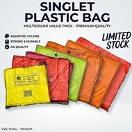 High Quality Singlet Plastic Bag T-Shirt Bag - Size: (10* - 65*) / Plastic bag Tangkai (STAR) TAPAU 