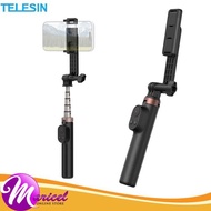 Telesin Vlog Tripod Selfie Stick with Bluetooth Remote for GoPro DJI iPhone Android