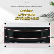 8 Ways IP65 Outdoor Waterproof Electrical Distribution Box Plastic Switch Meter Junction Box Iron Po