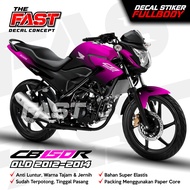 TERBARU Decal Sticker Full Body CB150R Old 2012-2014 Bunglon Hitam - Stiker Decal CB 150R V1 Dekal S
