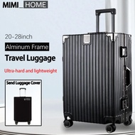 【SG⭐In-Stock】Full Aluminium Luggage Lightweight ABS+PC Hardshell luggage with TSA Lock Carry On Lugg