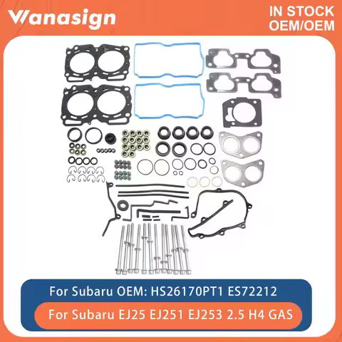 Engine Full Gasket Set Head Bolts Fit 2.5 L For Subaru Forester Baja Legacy Impreza Outback EJ25 EJ2