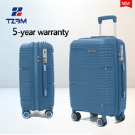 TZJM Expandable Luggage Double -layer zipper Luggage Bag Travel PP Luggage Hand Carry Luggage