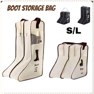 Boot Storage Bag Dustproof High Boots Protector Bag Shoe Cover Zippered Portable Boots Organizer Beg