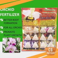 THAILAND FERTILIZER TABLET FOR ALL ORCHIDS ( 12 TABLETS ) BAJA ORKID NPK 12-25-12+MgO