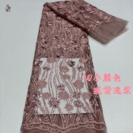 Mesh sulaman baru, sulaman rata, jahitan asli, kain sulaman komputer, lapisan dawai keluli, baju jah