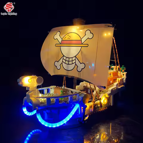 LED Lighting Kit Compatible with 75639 Pirate Ship Model Decorative Light (No Model Included)