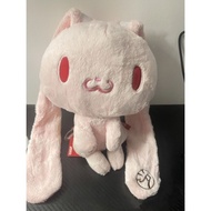 日系可爱中古绝版gloomy汎用兔w嘴毛绒玩偶挂件红眼兔少女心 Japanese-style cute vintage rare gloomy universal rabbit plush toy p