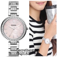 FOSSIL KARLI THREE-HAND STAINLESS STEEL WATCH BQ3182