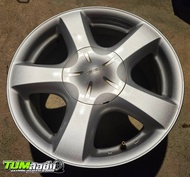 ล้อแม็ก ISUZU D-max 2012 Hil-ander แท้ถอดจากศูนย์ ขอบ 17 6 รู กว้าง 7 นิ้ว พร้อมฝาครอบดุม  (ราคาต่อ 