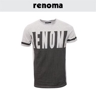 RENOMA Grey Black T-shirt 100% Cotton