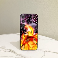 Anime Flame Ninja, Liquid Silicone Shock-Resistant Phone Case for Samsung Galaxy A73 A55 A54 Lens A5