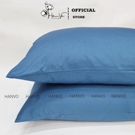 Vỏ gối nằm Cotton 100% 50x70cm trơn màu cao cấp
