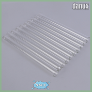 danux 10pcs/lot Transparent Pyrex Glass Blowing Tubes Long Thick Wall Test Tube