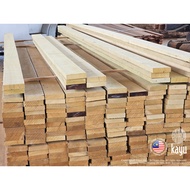 Kayu Chengal Solid Wood 1" x 8" (11ft)