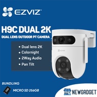 EZVIZ H9C DUAL 2K & 2K (3MP & 3MP) COLORNIGHT DUALLENS 2WAY AUDIO OUTDOOR PAN TILT CAMERA FREE MICRO
