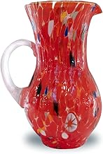 Buvette Jug 1 Litre Red Handcrafted Hand-Crafted Elegant and Made in Italy