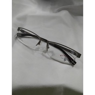 A-30028-Gray Titanium Eyeglass Frames 1-Sided Glasses Width 140mm Height Only 31mm For Cutting And A