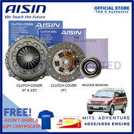 AISIN Clutch Kit( Clutch Disc Clutch Cover Release Bearing) for MITSUBISHI ADVENTURE- 4D55/4D56 ENGI