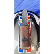 handmade leather lighter case buatan tangan sarung lighter cricket. butang belum pasang