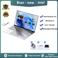 [In stock] Notebook Laptop Intel laptop new Windows 11 15.6 inch 12G RAM 512G SSD ROM Notebook Computer HD eye screen laptop gaming slim laptop for work/student murah电脑