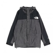 【日本直送】 THE NORTH FACE 這 北 臉 山 光 牛仔布 夾克 登山/裙 衝鋒裙 符合 深灰色 黑色