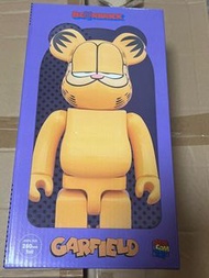 全新未開封 Bearbrick 400% Garfield 加菲貓 初版 medicom