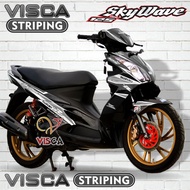 Stiker Striping Suzuki Skywave Full Body Variasi Graffis