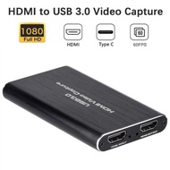 USB 3.0 HDMI Video Game Capture Card HD 1080P 60FPS Live Streaming