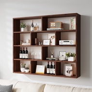 Bookshelf Solid Wood Wall Storage Storage Study Bookcase Shelf Simple Wall Cabinet Shelf Wall-Mounted Wall Cupboard