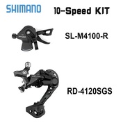 ✓ SHIMANO Deore M4100 Groupset M4100 Shift Lever RD M4120 Rear Derailleur Rd-M5120 Rear 10 Speed MTB