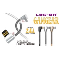 LOG-ON LOGON GAMGEAR DATA CABLE for Android Micro 2.4A LO-CB55