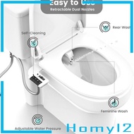 [HOMYL2] Bidet Attachment 1/2'' Toilet Seat Bidet Easy Installation Universal Toilet Seat Attachment