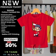 Boys' Clothes Motif August 17, 2025, Running Competition, Unisex Children's Clothes,/ distro, Childr