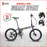 GOMAX SPACE 20" / MICROTECH 11 Speed /Aluminum Folding Bike / Basikal Lipat / Foldable Bike / Basikal Lipat Microtech