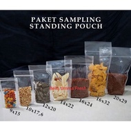 Plastic copper standing pouch 20x29 || 20x35 thick